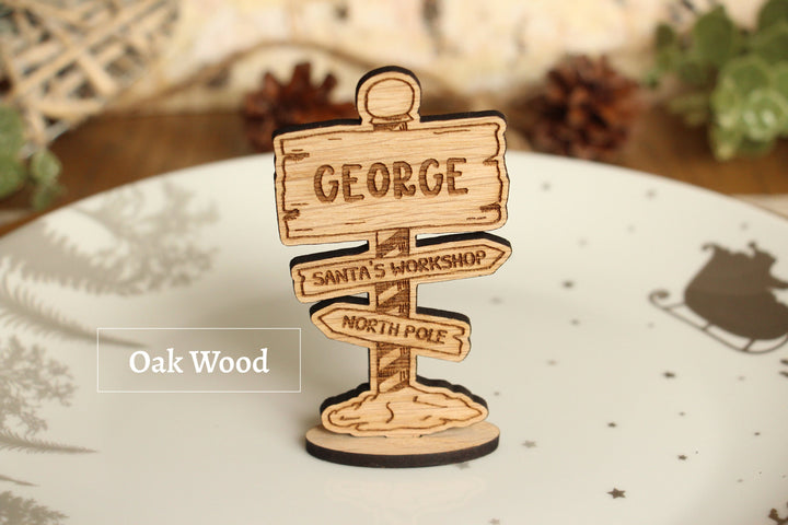 Personalised Christmas North Pole Place Names