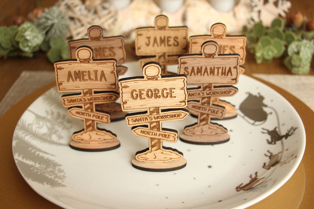 Personalised Christmas North Pole Place Names