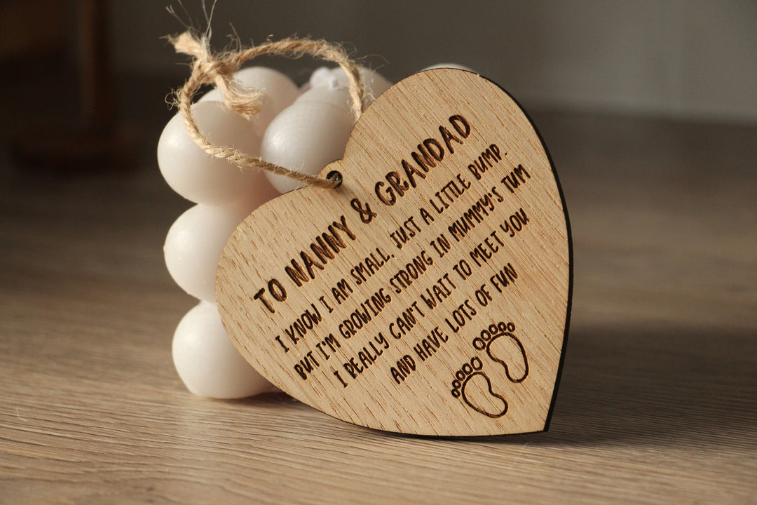 Personalised Grandparents To Be Ornament