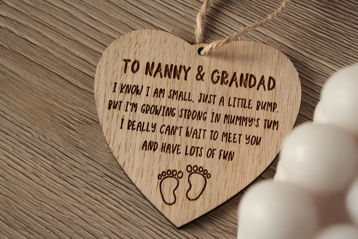 Personalised Grandparents To Be Ornament