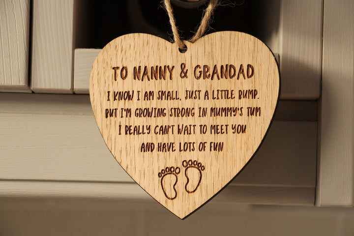 Personalised Grandparents To Be Ornament