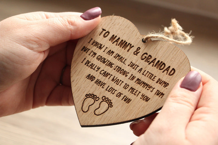 Personalised Grandparents To Be Ornament