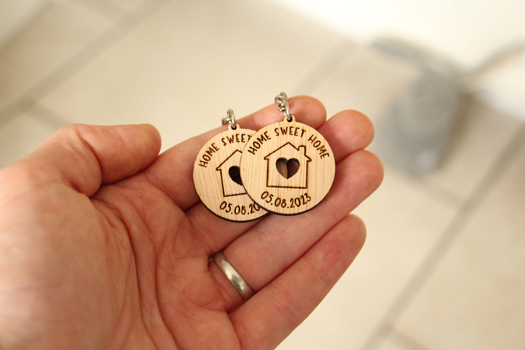 Circle Housewarming Keyrings
