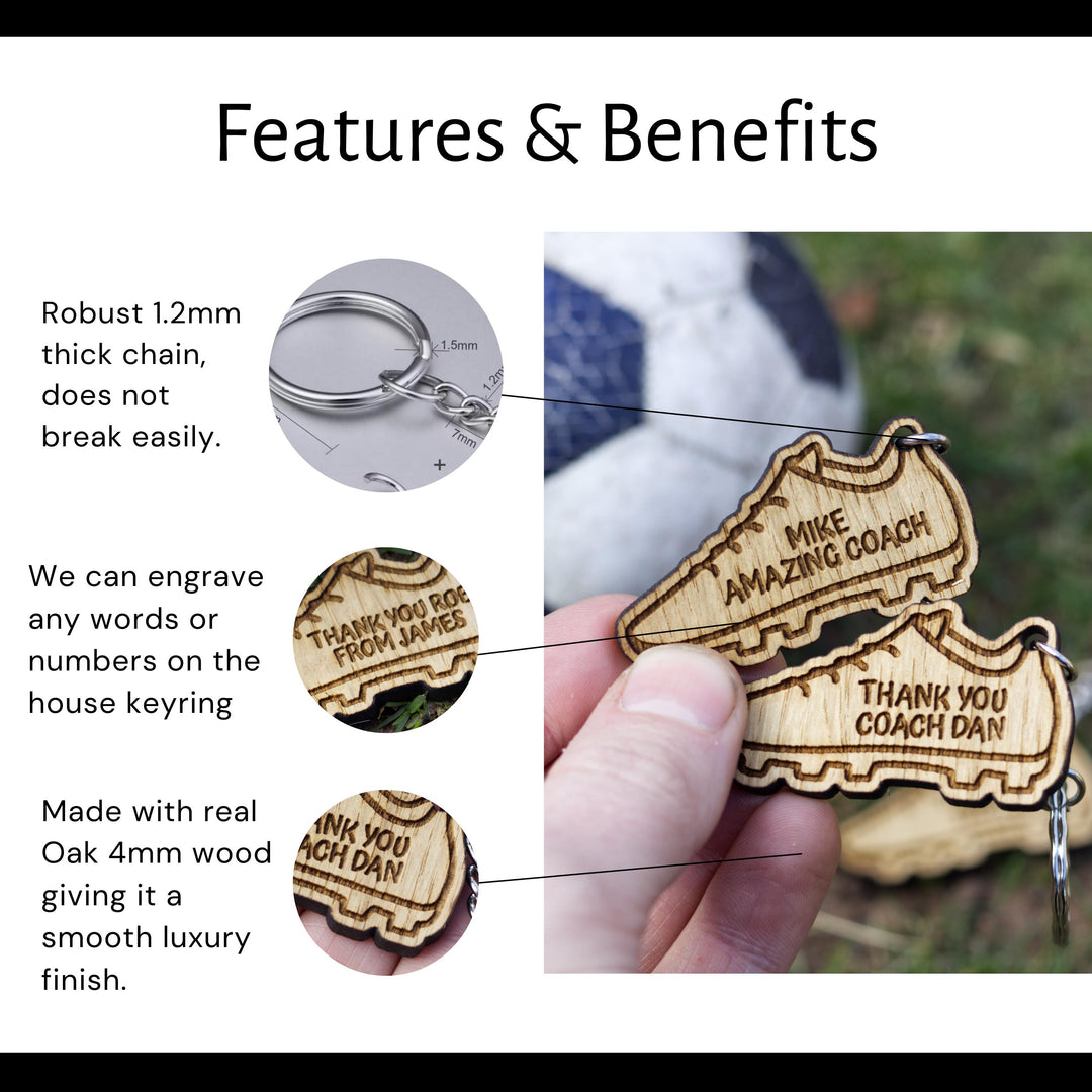 Personalised Football Boot Coach Gift