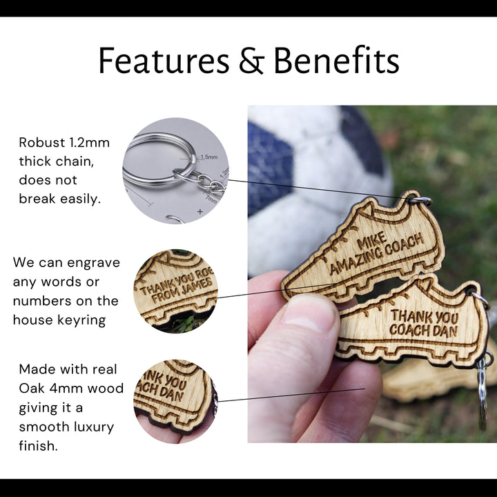 Personalised Football Boot Coach Gift