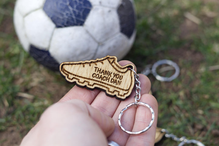 Personalised Football Boot Coach Gift
