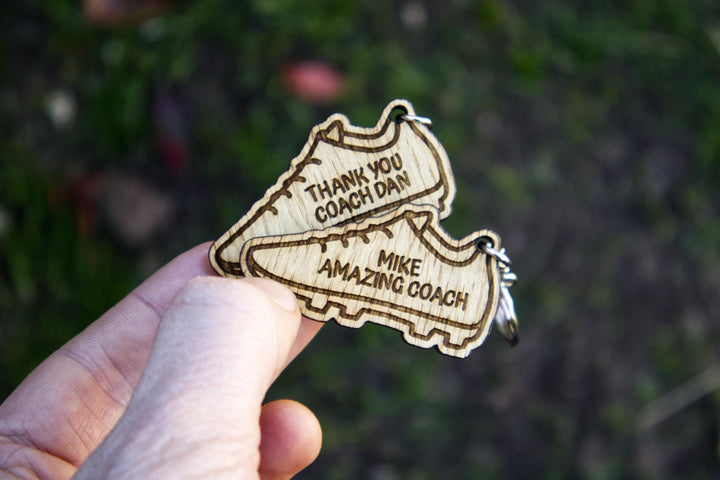 Personalised Football Boot Coach Gift