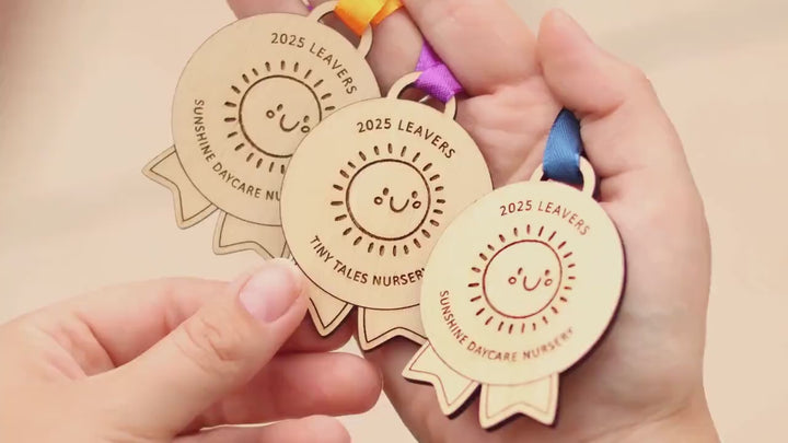 2025 Leavers Wooden Medal