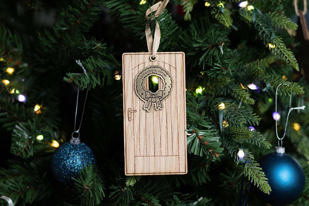 Christmas Door Ornament - Christmas ornament personalised gift idea