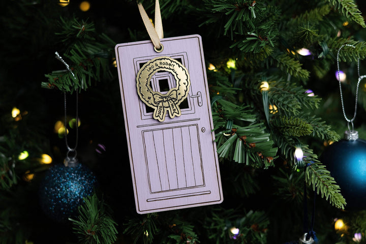 Christmas Door Ornament - Christmas ornament personalised gift idea