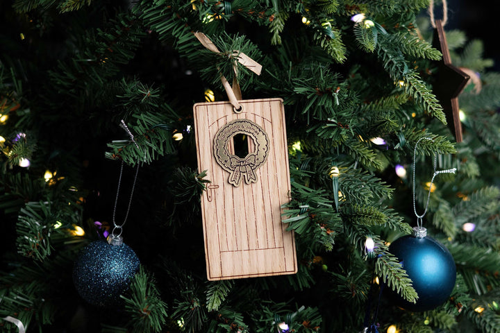 Christmas Door Ornament - Christmas ornament personalised gift idea