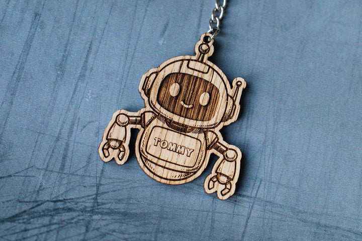 Personalised Robot Keyring