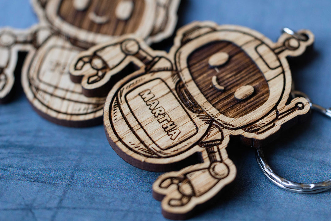 Personalised Robot Keyring