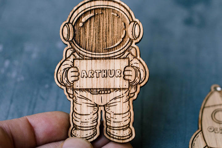 Personalised Space Keyring