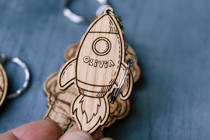 Personalised Space Keyring
