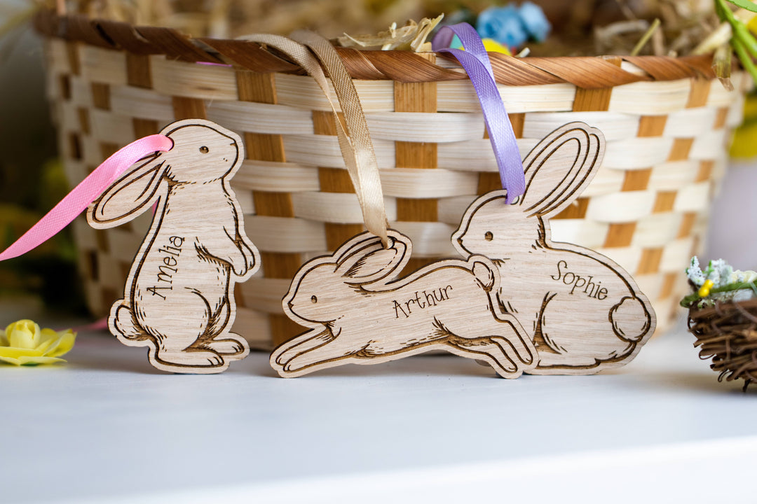 Personalised Easter Basket Name Tag - gift tag personalised gift idea
