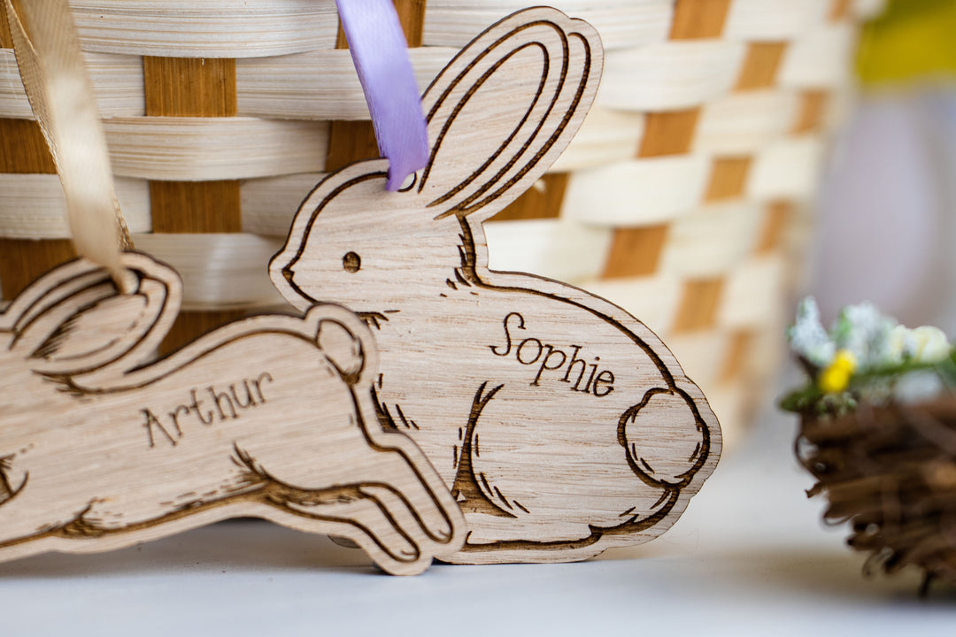 Personalised Easter Basket Name Tag - gift tag personalised gift idea