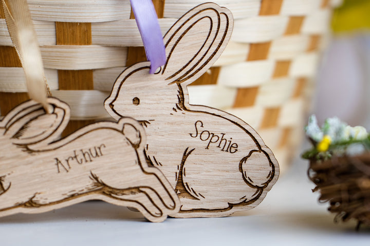 Personalised Easter Basket Name Tag - gift tag personalised gift idea