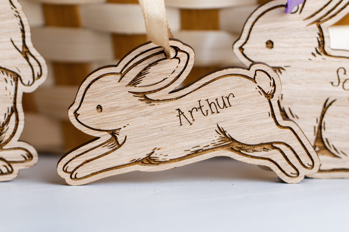 Personalised Easter Basket Name Tag - gift tag personalised gift idea