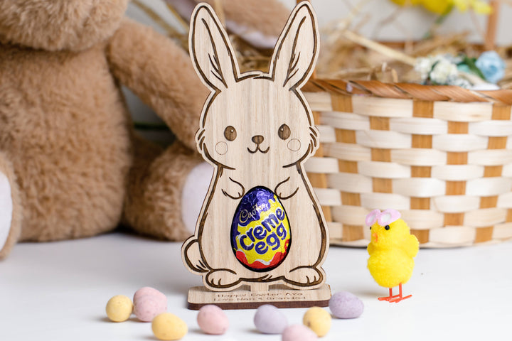 Personalised Bunny Easter Egg Holder
