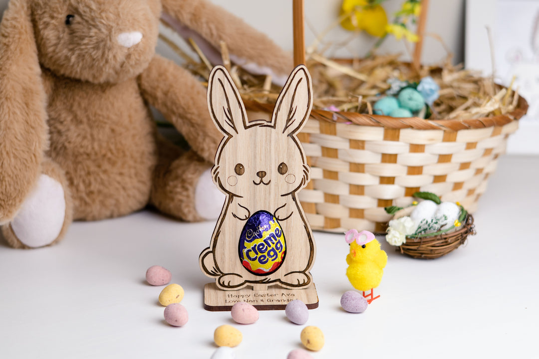 Personalised Bunny Easter Egg Holder