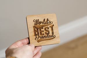 World’s Best Grandad Coaster
