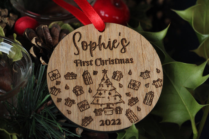 Personalised Baby's First Christmas Ornament