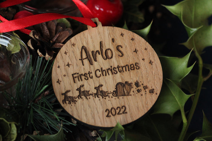 Personalised Baby's First Christmas Ornament
