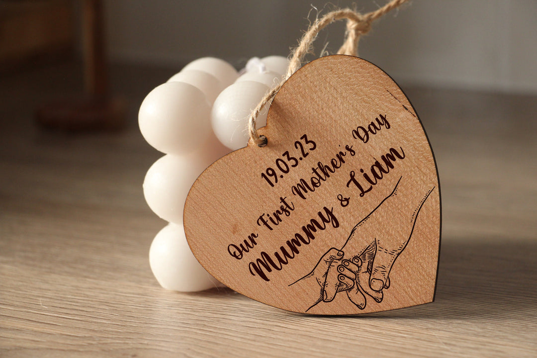 Personalised 'Our First Mothers Day' Ornament