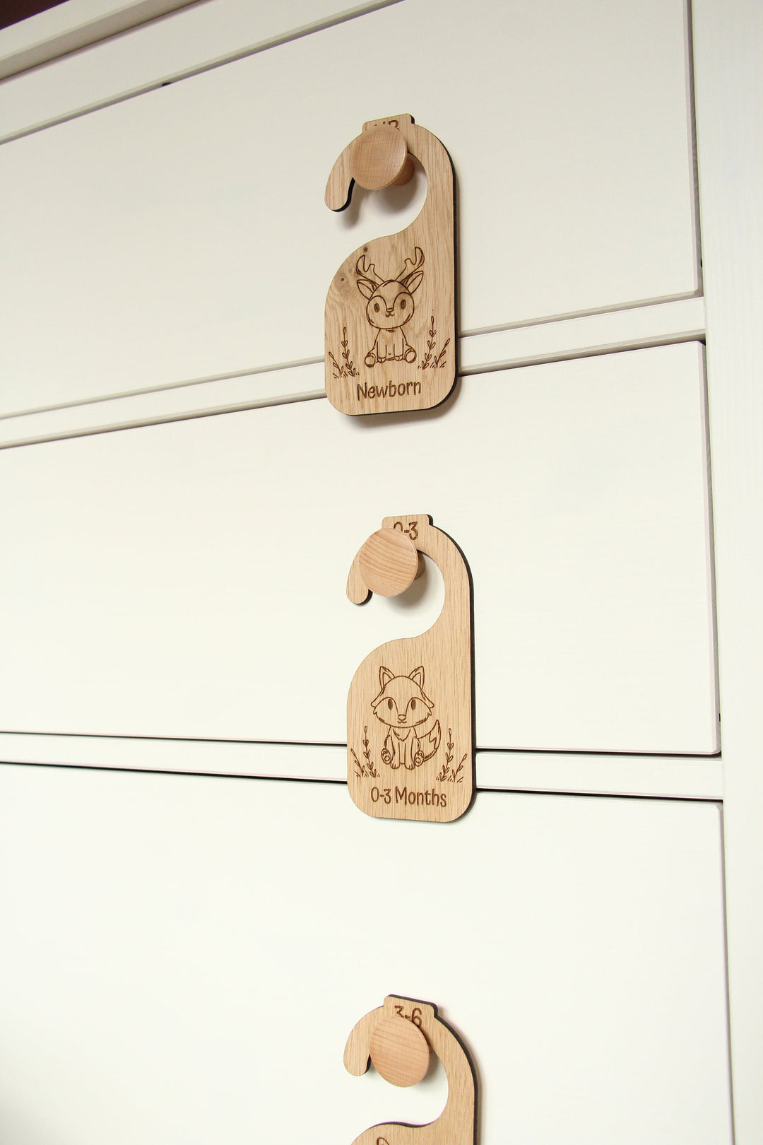 Cartoon Woodland Nursery Wardrobe Dividers