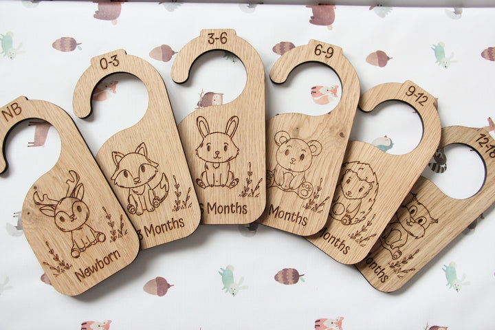 Cartoon Woodland Nursery Wardrobe Dividers