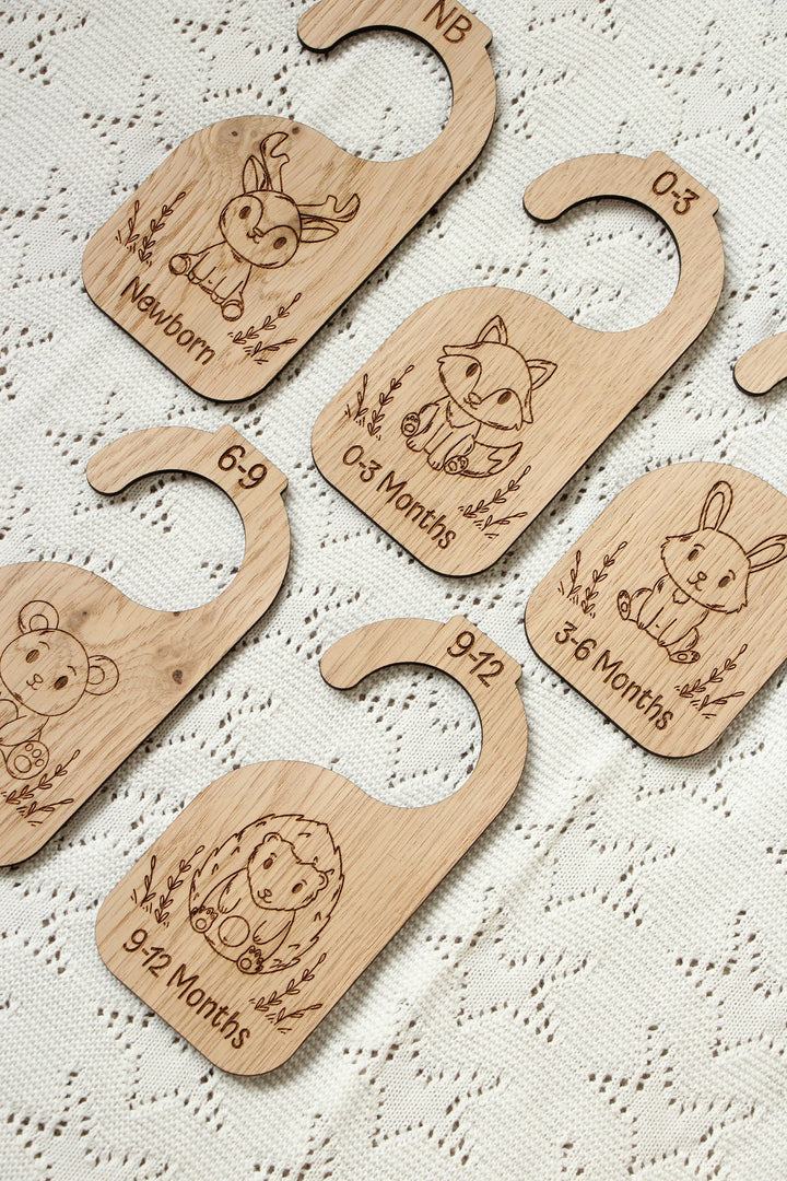 Cartoon Woodland Nursery Wardrobe Dividers