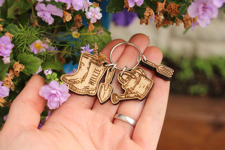 Personalised Gardeners Keyring