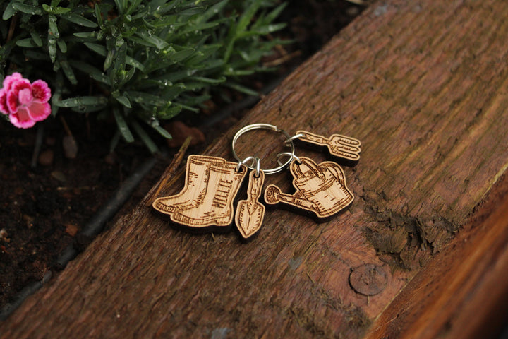 Personalised Gardeners Keyring