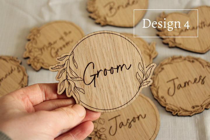 Personalised Floral Coasters