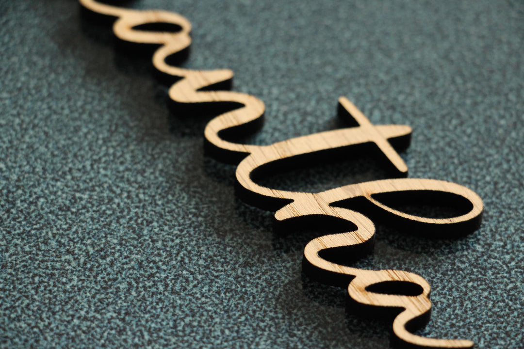 Personalised Wedding Name Place Settings