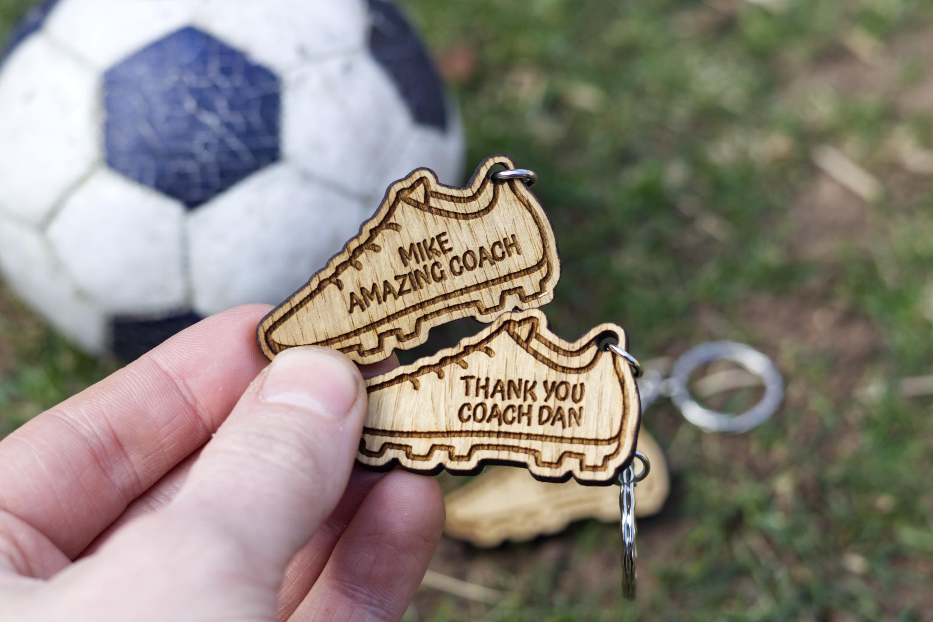 Personalisiertes Fußball-Geschenk – Gravierter Lederfußball Mit Pumpe & Tragetasche – Für Sohn, Tochter, Enkel