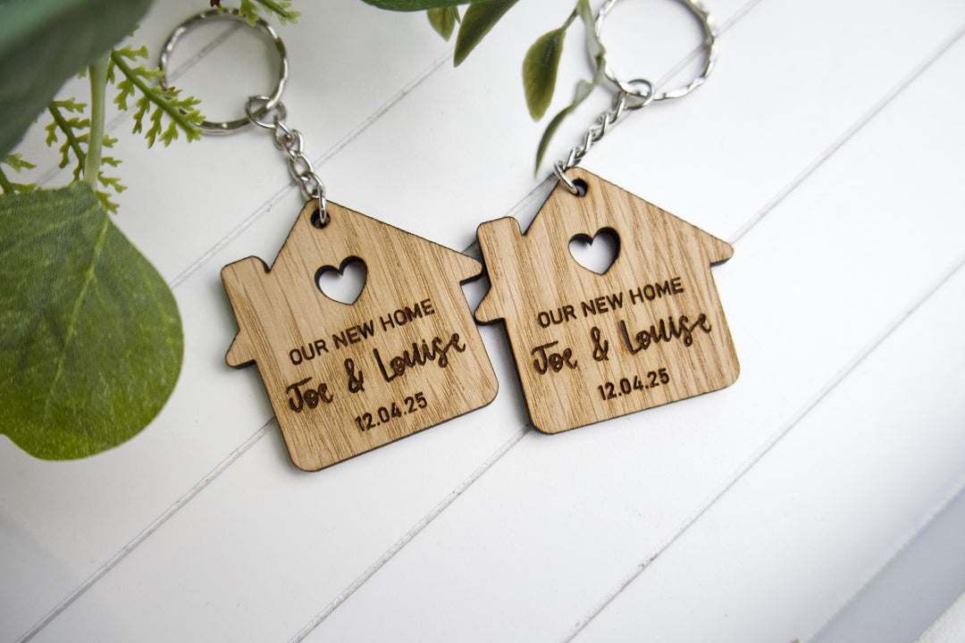 Heart Housewarming Keyrings