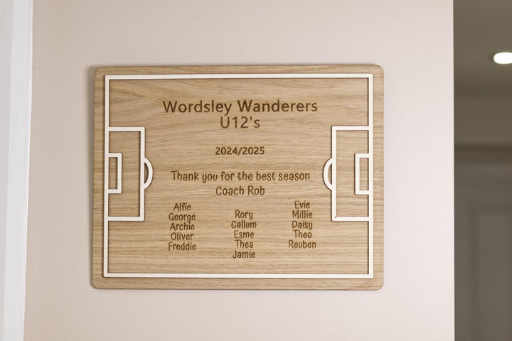 Football Coach Appreciation Plaque