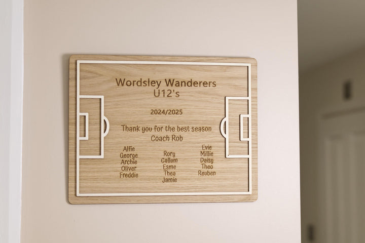 Football Coach Appreciation Plaque