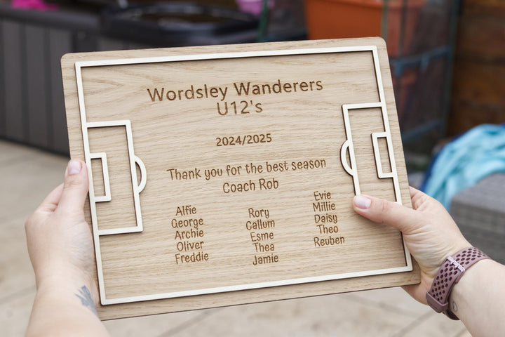 Football Coach Appreciation Plaque