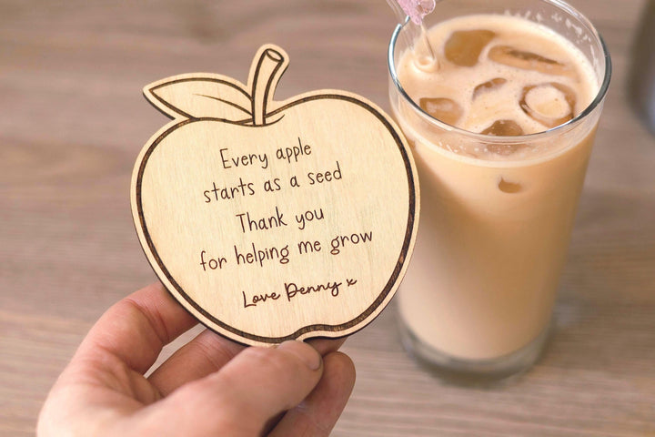 Drinks Coaster – Thank You For Helping Me Grow