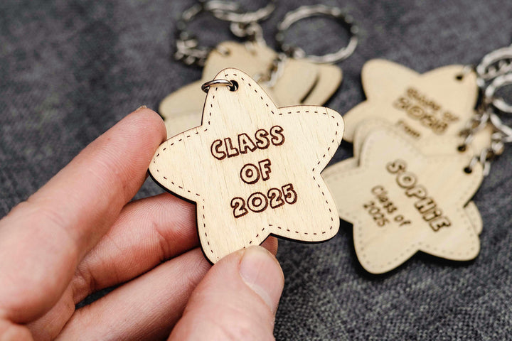 Class of 2025 Star Shaped Keyring