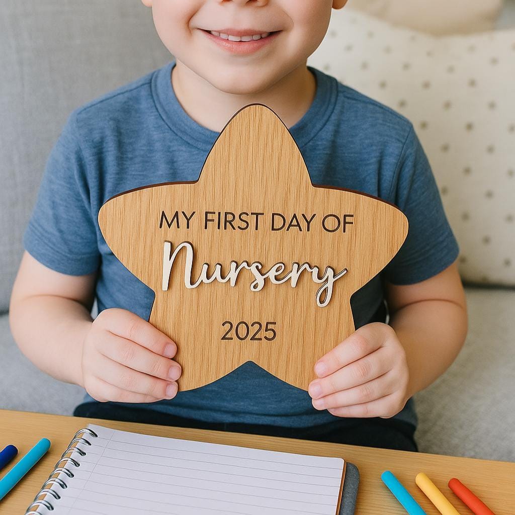 First Day of Nursery Star
