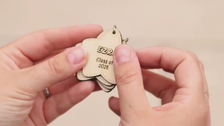 Class of 2025 Star Shaped Keyring